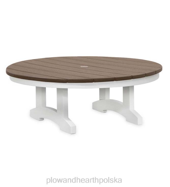 Plow & Hearth May River 5-częściowy zestaw do rozmów na zewnątrz - szary/biały 02XR6680 podwórko i ogród