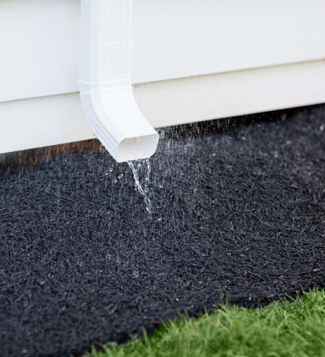 Plow & Hearth trwała ścieżka z gumy pochodzącej z recyklingu 02XR6667 podwórko i ogród