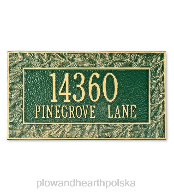 Plow & Hearth tablice z szyszek sosnowych na ścianę i trawnik 02XR6712 podwórko i ogród