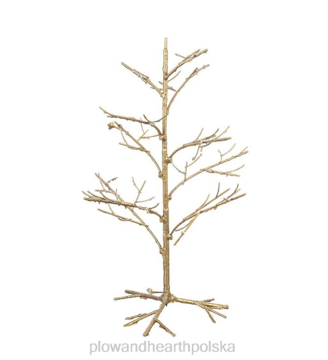 Plow & Hearth drzewo ozdobne ze starego złota 02XR62259 sezonowe i prezenty