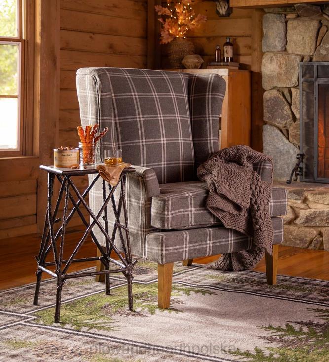 Plow & Hearth lekka, dzianinowa, wygodna narzuta akrylowa - niebieska 02XR62169 sezonowe i prezenty