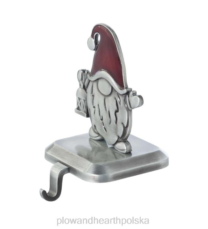 Plow & Hearth Wieszak na skarpety świąteczne Świętego Mikołaja 02XR62143 sezonowe i prezenty