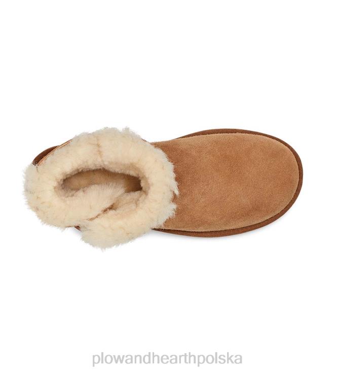 Plow & Hearth Damskie buty Ugg Mini Bailey Button II – czarne – rozmiar 10 02XR63064 sezonowe i prezenty