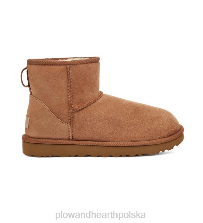 Plow & Hearth Klasyczne buty damskie ugg mini ii – szare – rozmiar 8 02XR63042 sezonowe i prezenty