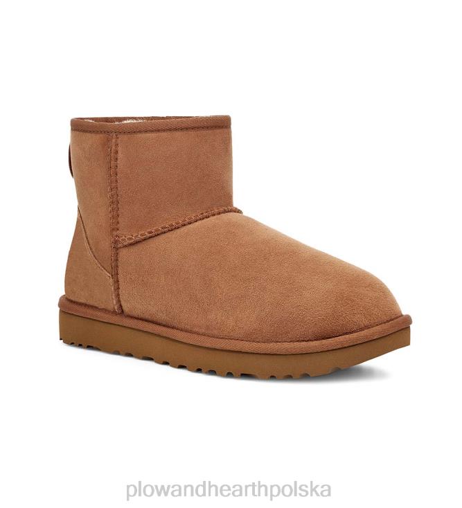 Plow & Hearth Klasyczne buty damskie ugg mini ii – szare – rozmiar 8 02XR63042 sezonowe i prezenty