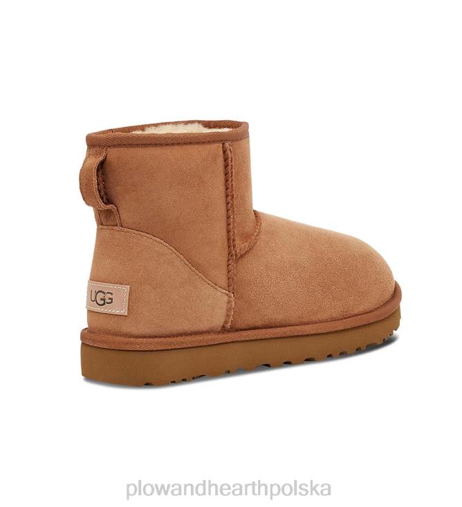 Plow & Hearth Klasyczne buty damskie ugg mini ii – szare – rozmiar 8 02XR63042 sezonowe i prezenty