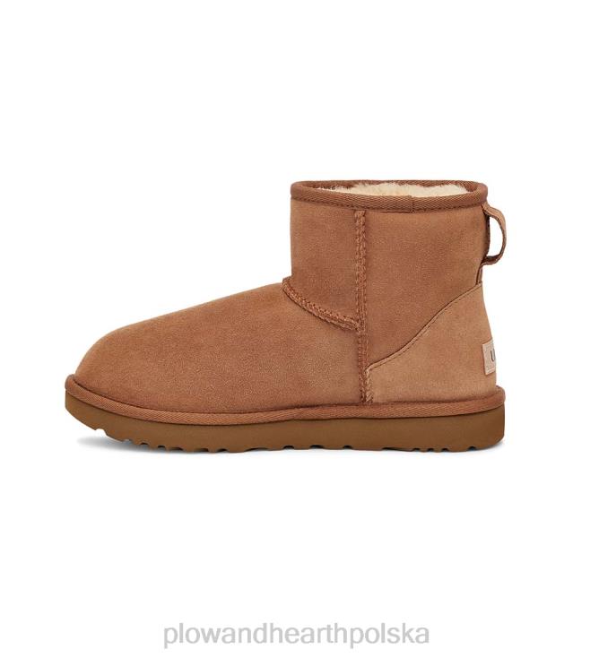 Plow & Hearth Klasyczne buty damskie ugg mini ii – szare – rozmiar 8 02XR63042 sezonowe i prezenty