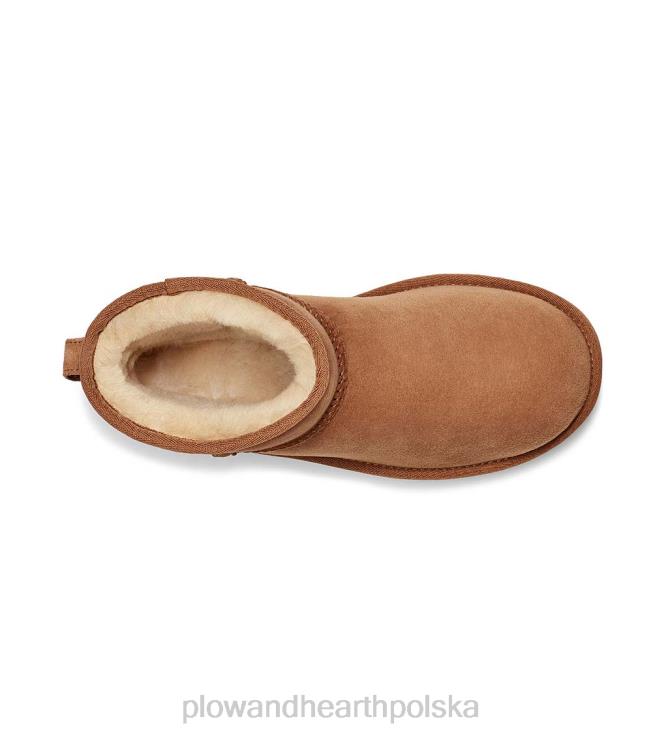 Plow & Hearth Klasyczne buty damskie ugg mini ii – szare – rozmiar 8 02XR63042 sezonowe i prezenty