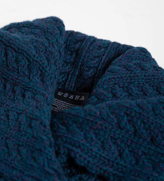 Plow & Hearth Sweter corina z wełny merynosów zapinany z przodu na jeden guzik - musztardowy - l (12-14) 02XR62981 sezonowe i prezenty