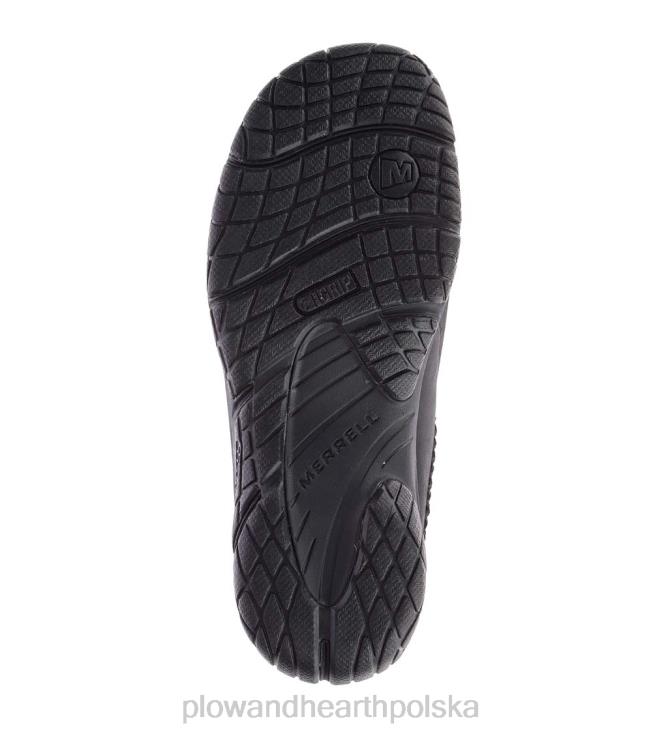 Plow & Hearth Wsuwane buty skórzane Merrell Encore Ice 4 – czarne – rozmiar 11 02XR63037 sezonowe i prezenty