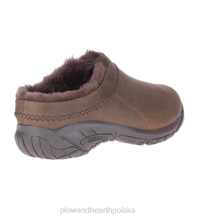 Plow & Hearth Wsuwane buty skórzane Merrell Encore Ice 4 – czarne – rozmiar 11 02XR63037 sezonowe i prezenty