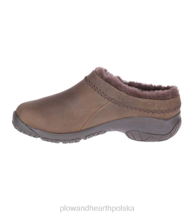 Plow & Hearth Wsuwane buty skórzane Merrell Encore Ice 4 – czarne – rozmiar 11 02XR63037 sezonowe i prezenty