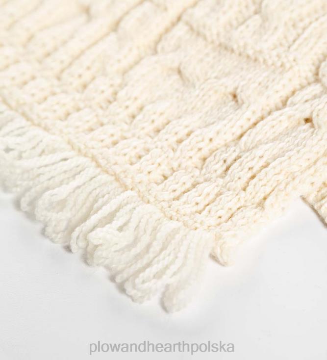 Plow & Hearth damski sweterek kopertowy z irlandzkiej wełny merynosów - czerwony 02XR63039 sezonowe i prezenty