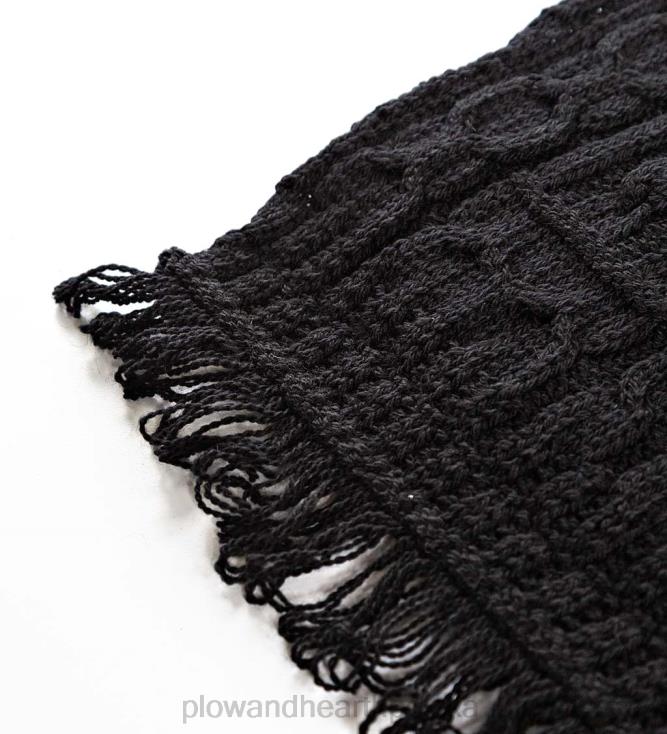 Plow & Hearth damski sweterek kopertowy z irlandzkiej wełny merynosów - czerwony 02XR63039 sezonowe i prezenty