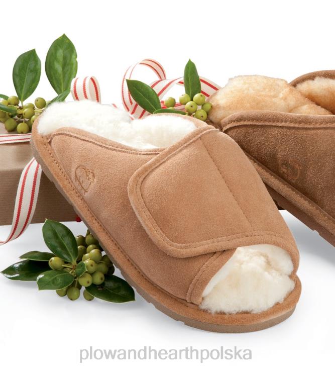 Plow & Hearth kapcie wiązane po bokach 02XR62985 sezonowe i prezenty