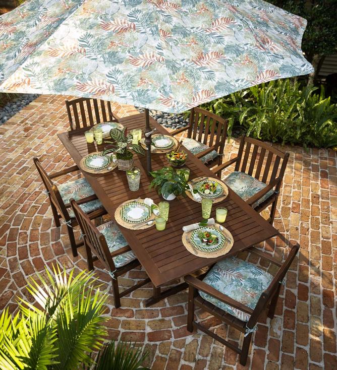 Plow & Hearth Talerze obiadowe z melaminy w niebieską kratkę, zestaw 6 sztuk - jezioro 02XR63199 sezonowe i prezenty