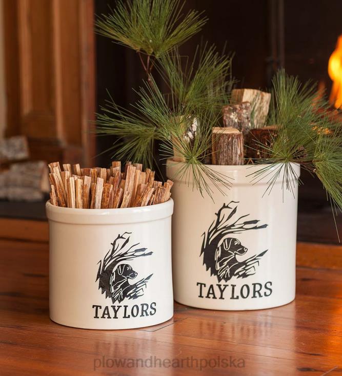 Plow & Hearth spersonalizowany garnek z kamionki labrador 02XR63071 sezonowe i prezenty