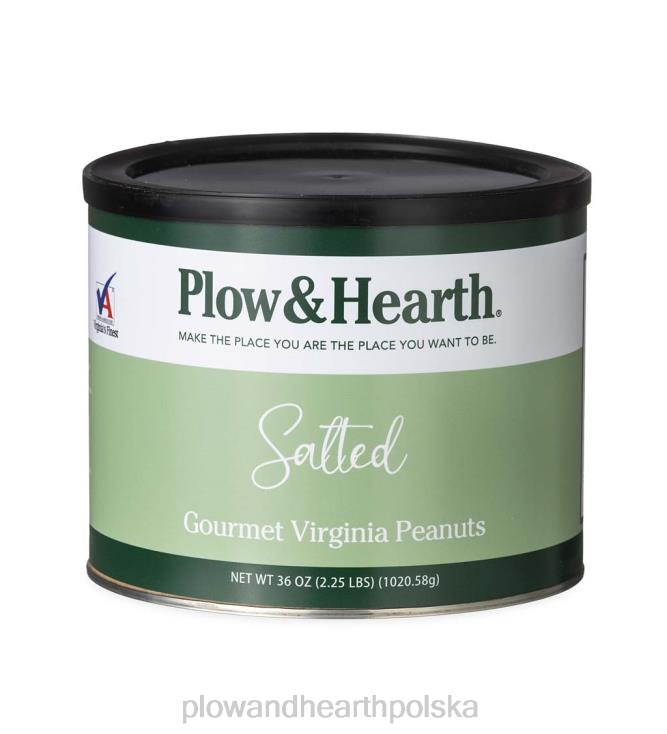 Plow & Hearth bardzo duże orzeszki ziemne Virginia, 36 uncji. cyna – niesolona 02XR62978 sezonowe i prezenty