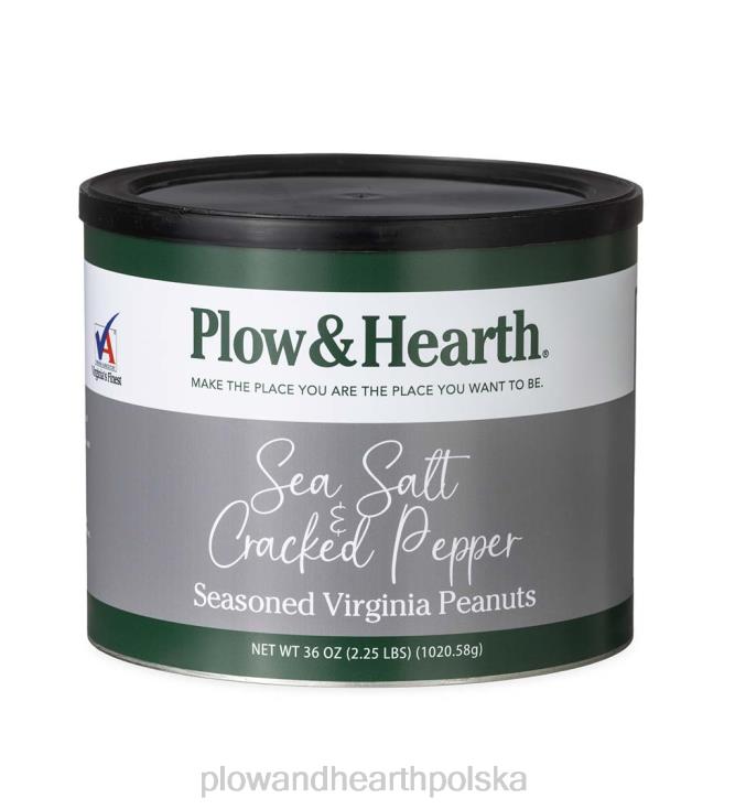 Plow & Hearth bardzo duże orzeszki ziemne Virginia, 36 uncji. cyna – niesolona 02XR62978 sezonowe i prezenty